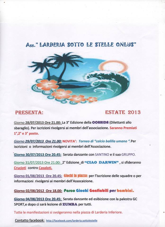 Estate 2013 Larderia