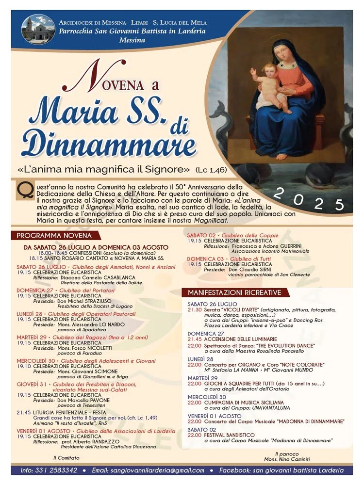 Festa Madonna Dinnammare 2025