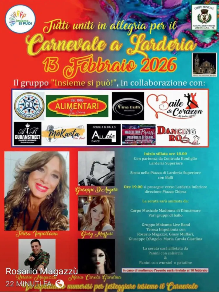 Carnevale Larderia 2026